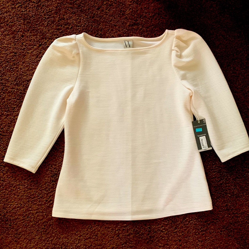Worthington white blouse